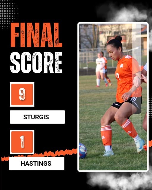 Sturgis girls soccer team beats Hastings 9-1